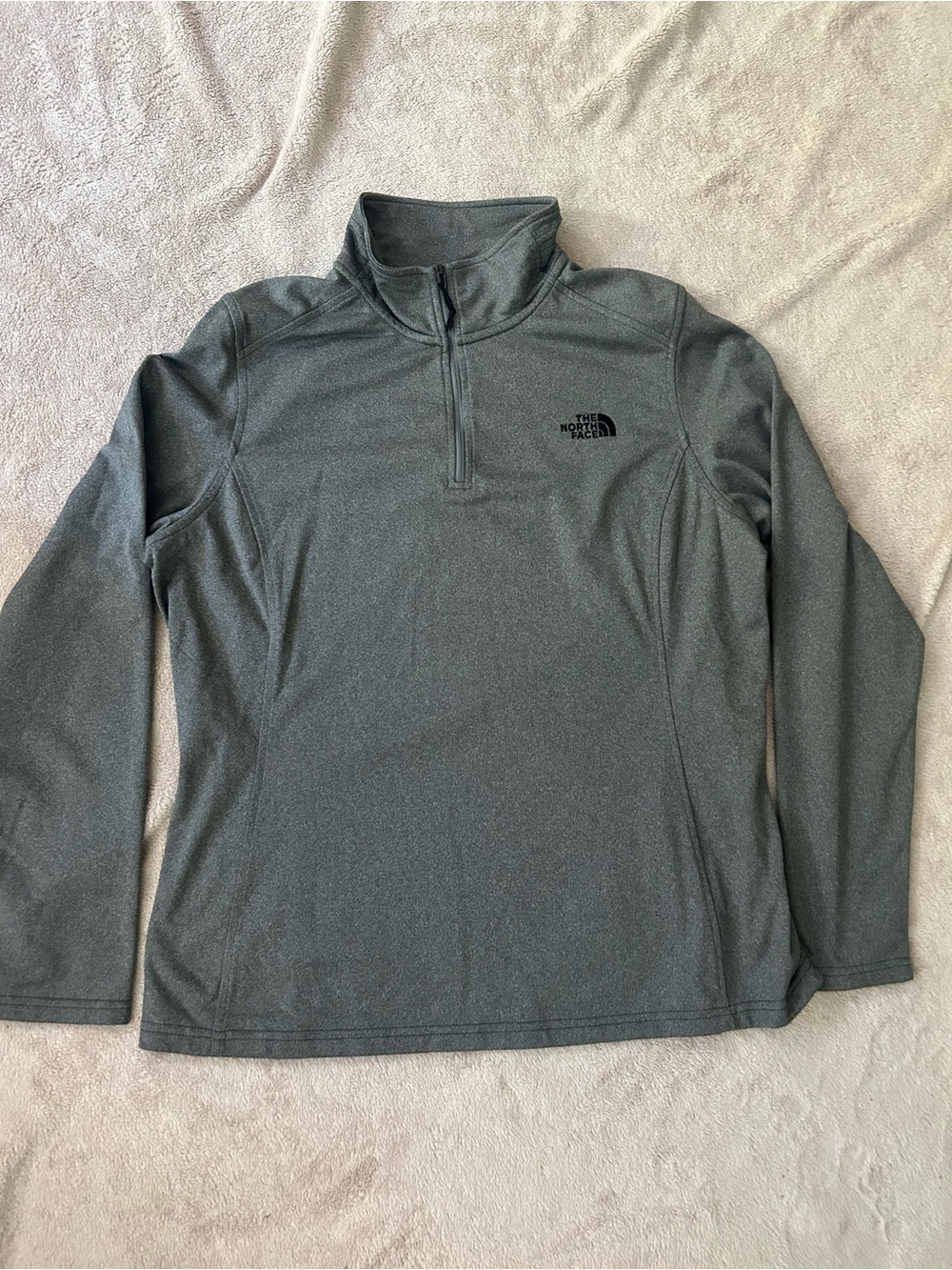The North Face Women’s Dark Gray Quarter-Zip Pullover